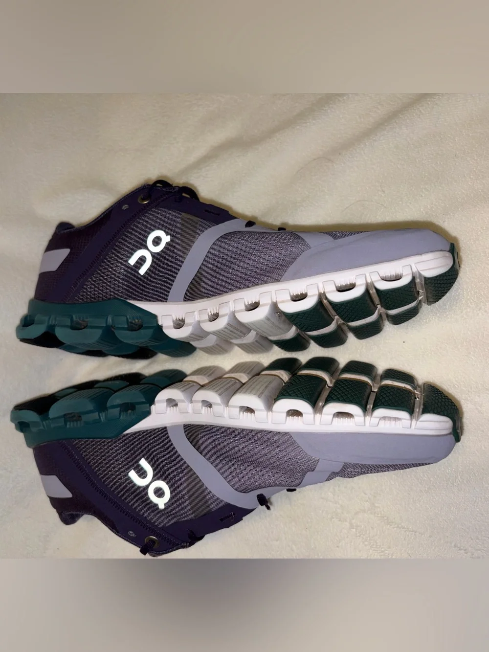 On Running Women's Purple and Teal Running Shoes women size 9.5